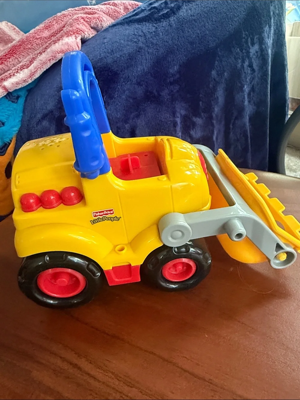 Yellow Bulldozer Fisher Price Little People